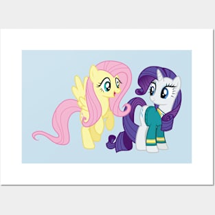 Fluttershy and Pony Tones Rarity Posters and Art